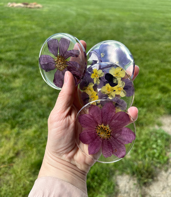 Resin & Floral Coasters